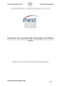avenir marche energie chine